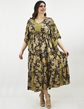 Vestido midi casual Roman Fashion para mujer