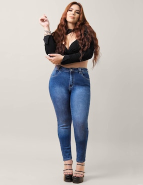 Jeans skinny Roman Fashion para mujer