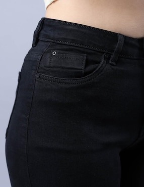 Jeans skinny Roman Fashion corte media cintura para mujer