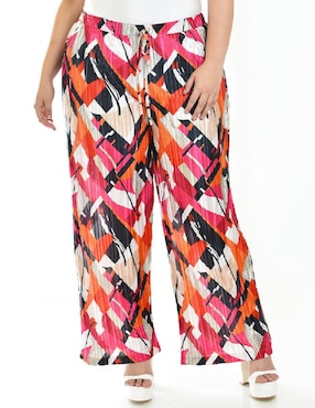 Pantalón plisado Roman Fashion amplio para mujer