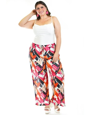 Pantalón plisado Roman Fashion amplio para mujer