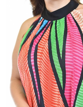 Vestido a la rodilla de fiesta Roman Fashion