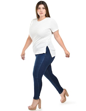 Blusa Roman Fashion manga corta para mujer