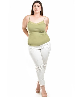 Blusa de tirantes Roman Fashion para mujer