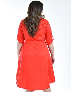 Vestido arriba de la rodilla casual Roman Fashion para mujer