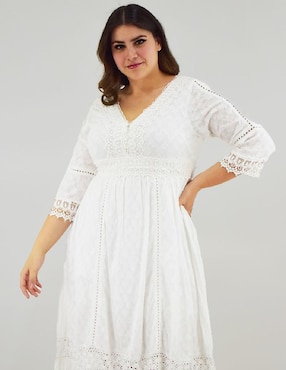 Vestido midi casual Roman Fashion para mujer