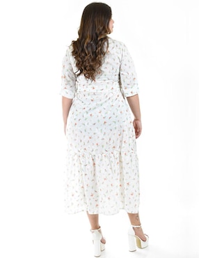 Vestido midi casual Roman Fashion para mujer