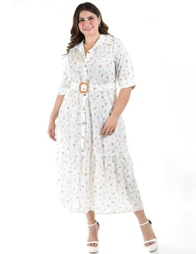 Vestido midi casual Roman Fashion para mujer