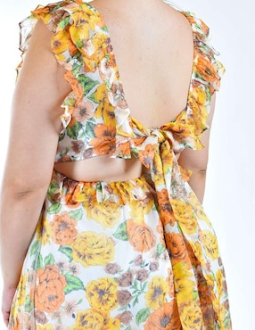 Vestido a la rodilla casual Roman Fashion para mujer