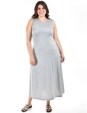 Vestido maxi casual Roman Fashion para mujer