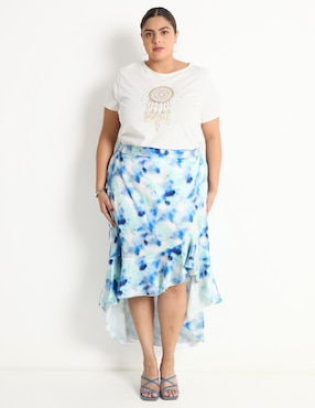 Falda larga The Pattern a la cintura