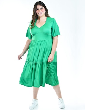 Vestido midi casual Roman Fashion para mujer
