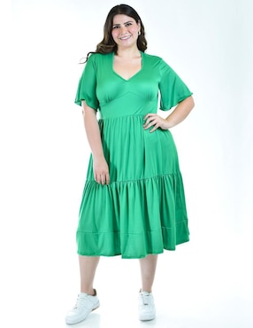 Vestido midi casual Roman Fashion para mujer