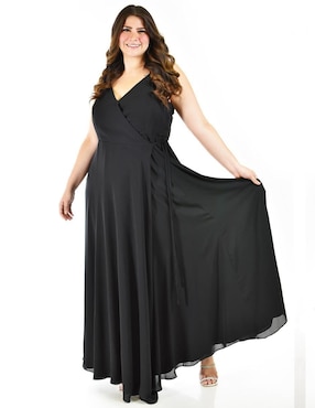 Vestido maxi de fiesta Roman Fashion escote V