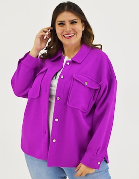 Abrigo Roman Fashion abierto para mujer