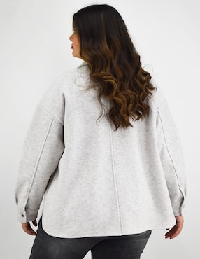 Abrigo Roman Fashion abierto para mujer