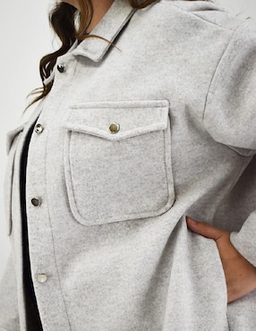 Abrigo Roman Fashion abierto para mujer