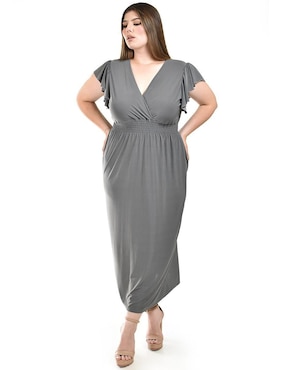 Vestido midi casual Roman Fashion para mujer