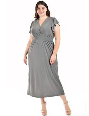 Vestido Midi Casual Roman Fashion Para Mujer