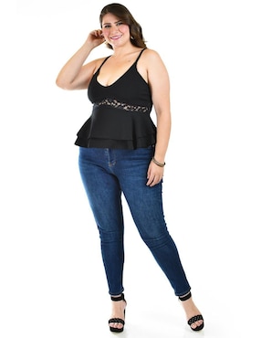 Blusa de tirantes Roman Fashion para mujer