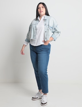 Jeans mom 365 Essential corte cintura para mujer