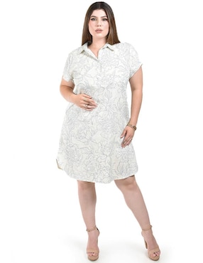 Vestido a la rodilla casual Roman Fashion para mujer