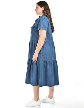 Vestido midi casual Roman Fashion para mujer