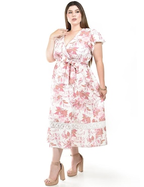 Vestido midi casual Roman Fashion para mujer
