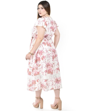 Vestido midi casual Roman Fashion para mujer