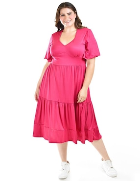 Vestido midi casual Roman Fashion para mujer