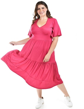 Vestido midi casual Roman Fashion para mujer