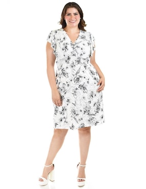 Vestido a la rodilla casual Roman Fashion para mujer