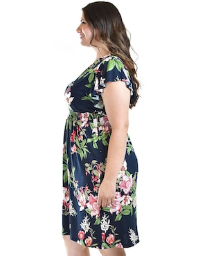 Vestido arriba de la rodilla casual Roman Fashion para mujer