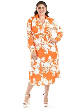 Vestido midi casual Roman Fashion para mujer