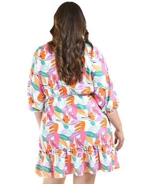 Vestido arriba de la rodilla casual Roman Fashion para mujer