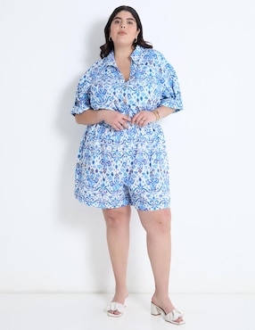 Blusa Morethanangels manga corta para mujer