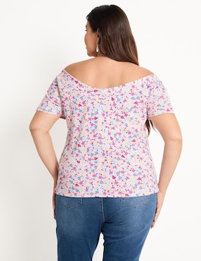 Blusa Morethanangels manga corta para mujer