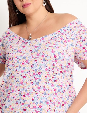 Blusa Morethanangels manga corta para mujer