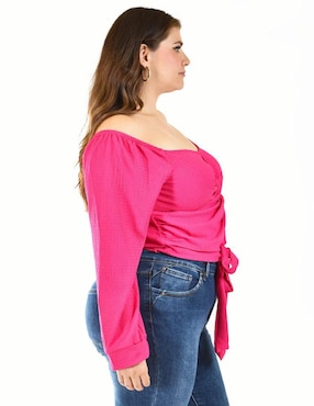 Blusa Roman Fashion manga larga para mujer