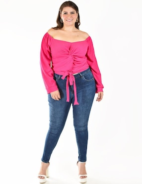 Blusa Roman Fashion manga larga para mujer