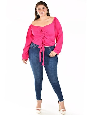 Blusa Roman Fashion manga larga para mujer