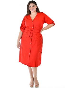 Vestido midi casual Roman Fashion para mujer
