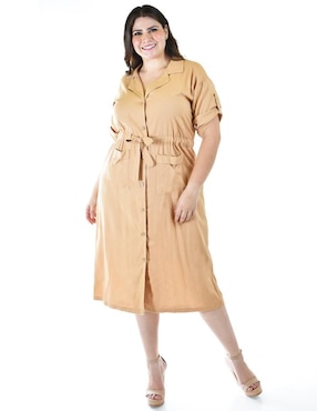 Vestido midi casual Roman Fashion para mujer