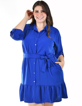 Vestido Corto Casual Roman Fashion Para Mujer