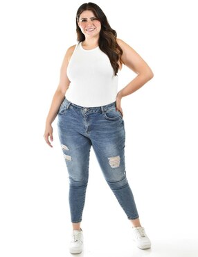 Jeans skinny Roman Fashion para mujer