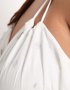 Vestido largo casual Map para mujer