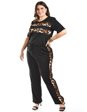 Jumpsuit Roman Fashion Estampado Animal Print Para Mujer