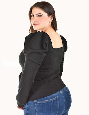 Blusa Roman Fashion manga larga para mujer