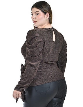 Blusa Roman Fashion manga larga para mujer