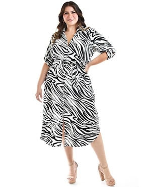 Vestido midi casual Roman Fashion para mujer